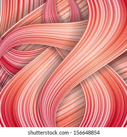 hair waves abstract background 