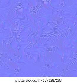 Hair, Waves Seamless Pattern Normal Map 1k, 2k, 4k