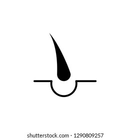 Hair, Web icon. vector design