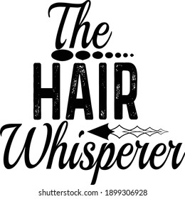 Whisperer del pelo, archivo de vectores del pelo