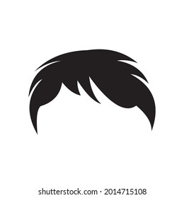 Hair wig icon vector illustration sign