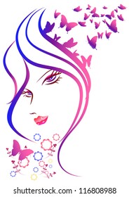 hair woman