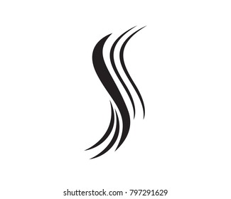 hair woman and face logo and symbols 