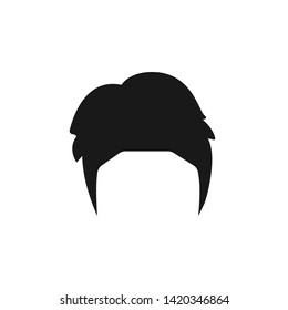 hair, woman, haircut, caesar icon