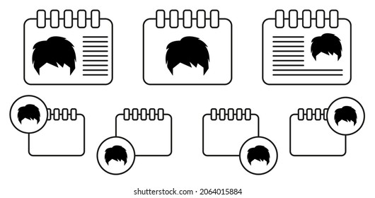 Hair, Woman, Haircut Shag Vector Icon In Calender Set Illustration For Ui And Ux, Website Or Mobile Application