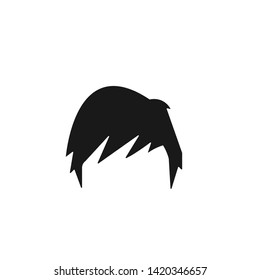 hair, woman, haircut, side fringe icon
