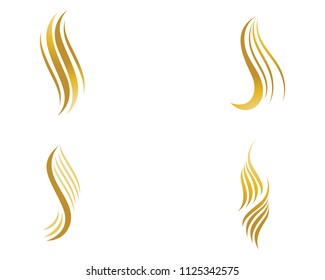 hair woman  logo and symbols 