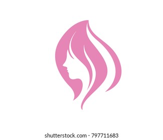 Hair woman logos and symbols template app