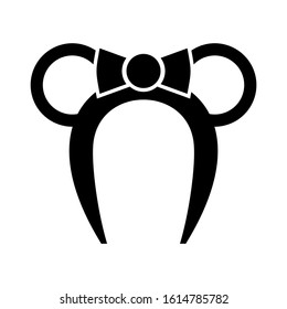 hairband icon isolated sign symbol vector illustration - high quality black style vector icons
