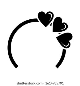 hairband icon isolated sign symbol vector illustration - high quality black style vector icons
