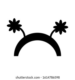 hairband icon isolated sign symbol vector illustration - high quality black style vector icons
