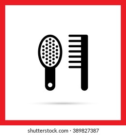 Hairbrush and comb