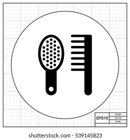 Hairbrush and comb