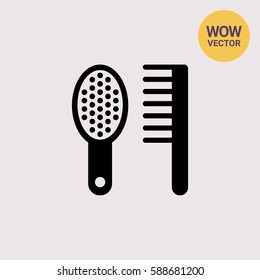 Hairbrush and comb