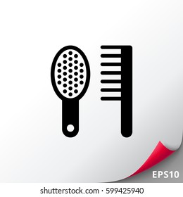 Hairbrush and comb