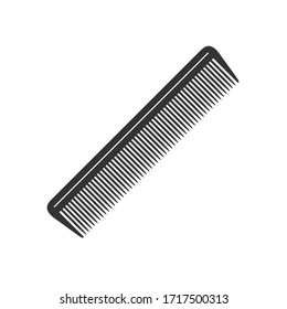 Hairbrush graphic icon. Comb sign isolated on white background. Barbershop symbols. Vector illustration