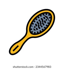 hairbrush hygiene color icon vector. hairbrush hygiene sign. isolated symbol illustration