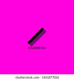 hairbrush icon sign signifier vector