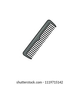 Hairbrush icon. Simple element illustration. Hairbrush symbol design from Barbershop collection set. Can be used for web and mobile on white background