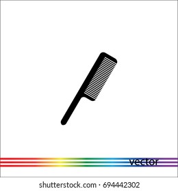 Hairbrush icon, vector design element