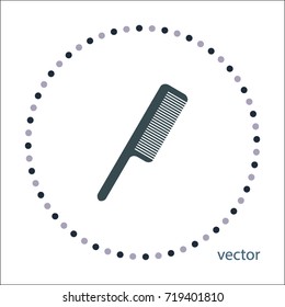 Hairbrush icon, vector design element