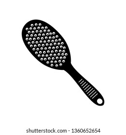 Hairbrush icon. Vector illustration