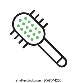 Imagen vectorial de icono del pincel de pelo. También se puede usar para ropa y accesorios. Adecuado para aplicaciones móviles, aplicaciones web y medios impresos.