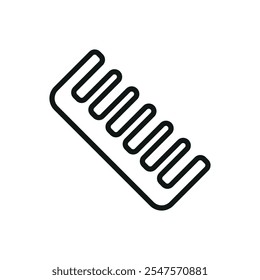 Hairbrush make up beauty icon vector basic design simple and modern concept graphic
