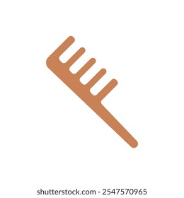 Hairbrush make up beauty icon vector basic design simple and modern concept graphic