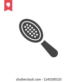 Hairbrush vector icon