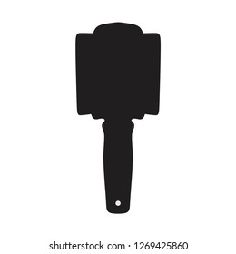 hairbrush vector icon
