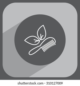 hairbrush vector isolated