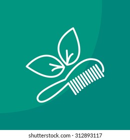 hairbrush vector isolated