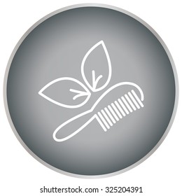 hairbrush vector isolated