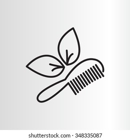 hairbrush vector isolated