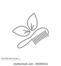 hairbrush vector isolated