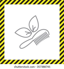 hairbrush vector isolated