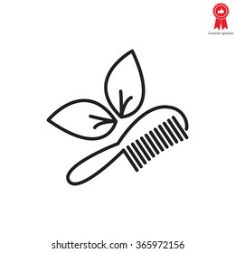 hairbrush vector isolated
