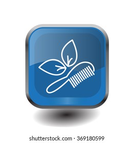 hairbrush vector isolated