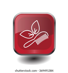 hairbrush vector isolated