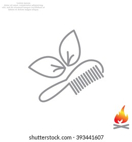 hairbrush vector isolated