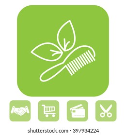 hairbrush vector isolated