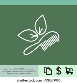 hairbrush vector isolated