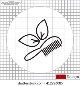 hairbrush vector isolated
