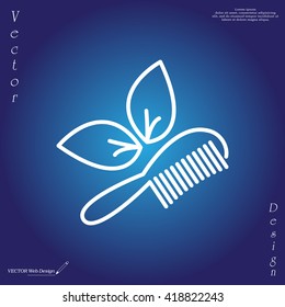 hairbrush vector isolated
