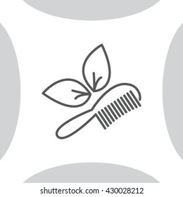 hairbrush vector isolated