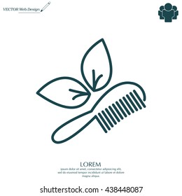 hairbrush vector isolated