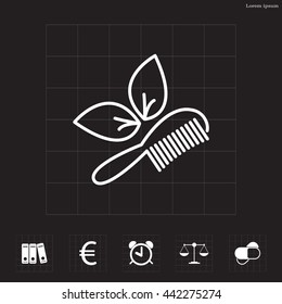 hairbrush vector isolated