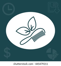 hairbrush vector isolated