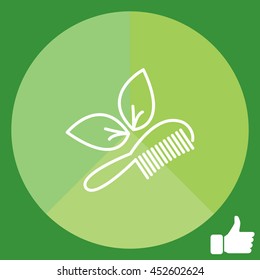 hairbrush vector isolated